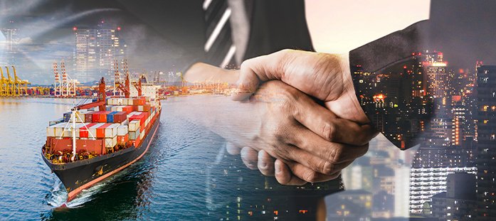 Maritime consultancy and audit services showing professional vessel inspection and compliance assessment